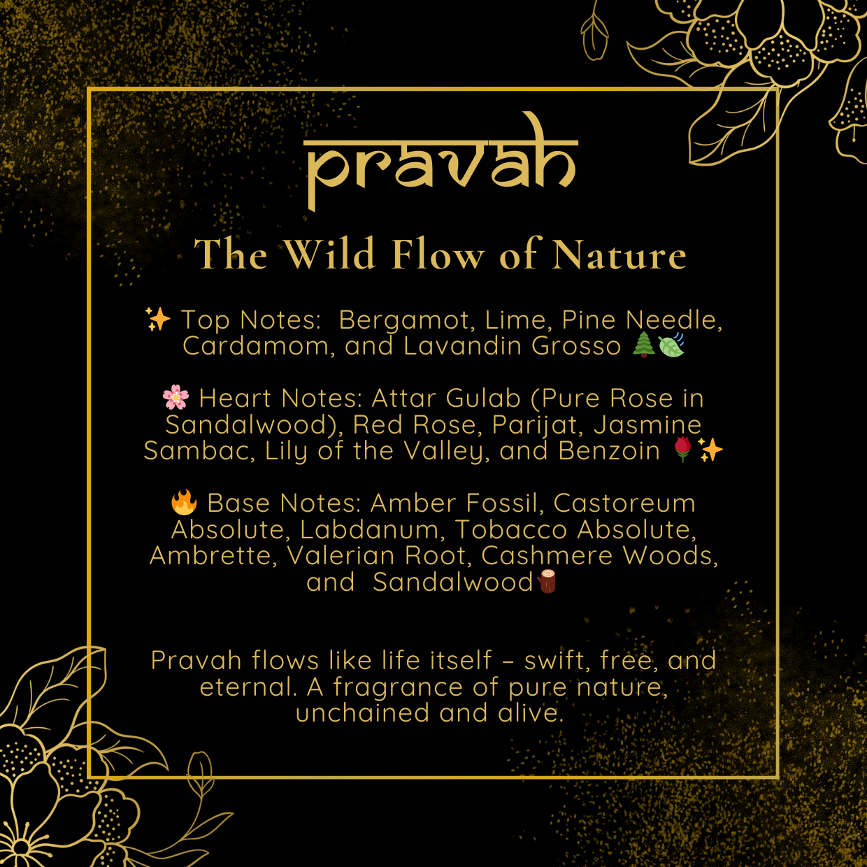 Pravah | Extrait de Parfum