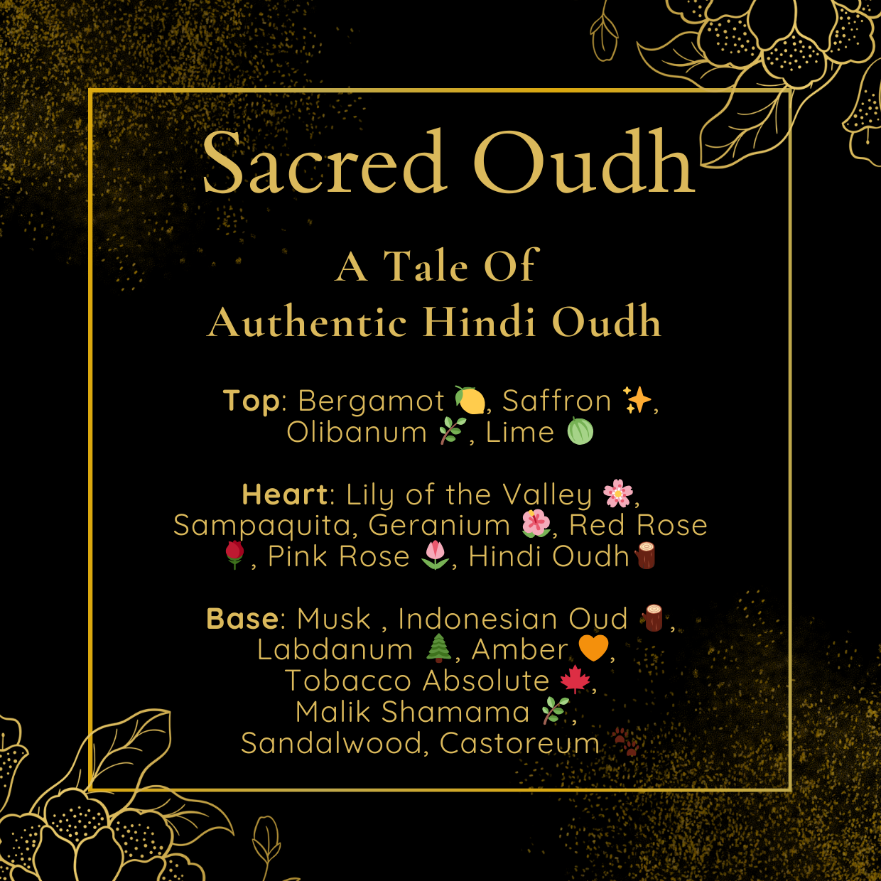 Sacred Oudh | Extrait de Parfum