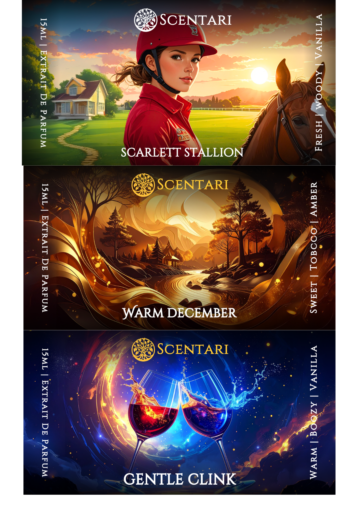 Elegant Trio (Set of 3 - 15ml each)