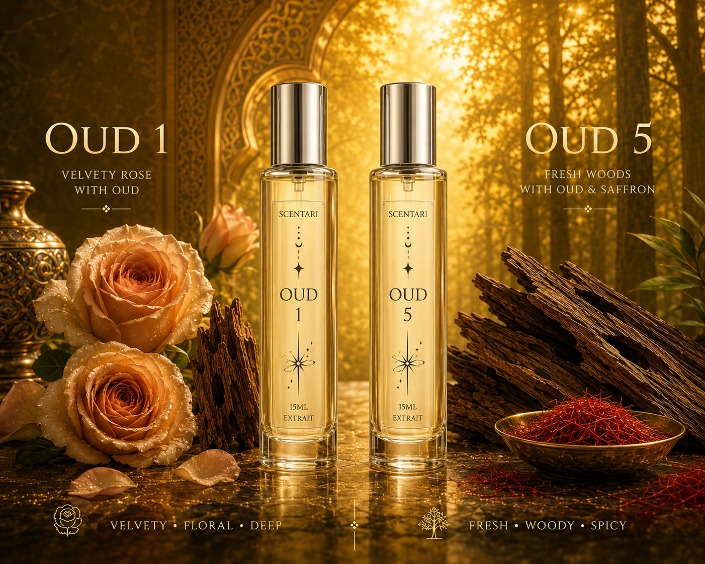 The Oud Combo (Set of 2 - 15ml each)